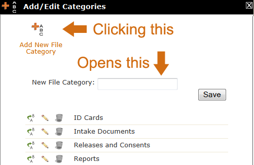 Add New File Category