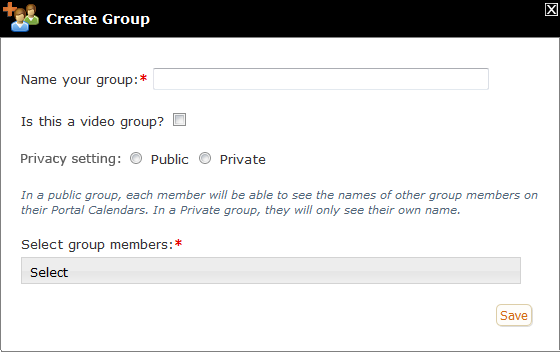 Add New Group Appointment