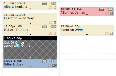 Out of Office on Calendar