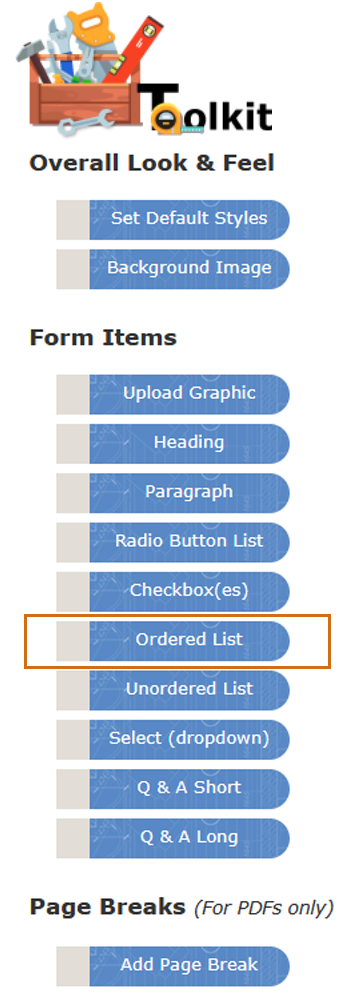 Ordered List