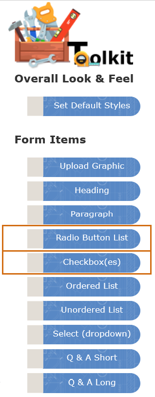 Radio Buttons and Checkboxes