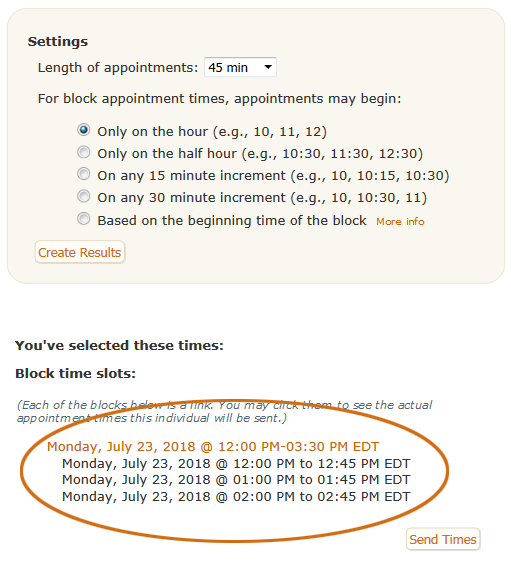 Appointment Requests Tool