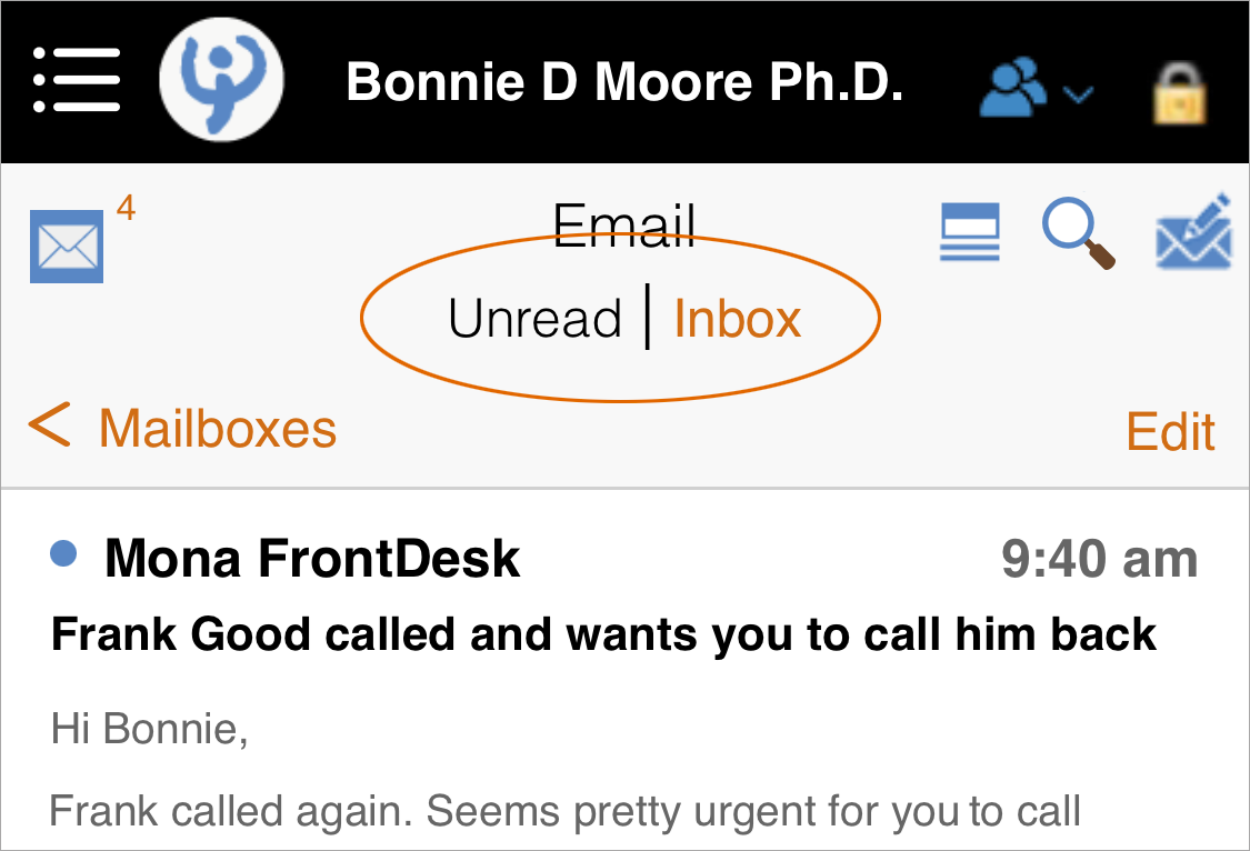 Unread | Inbox Toggle