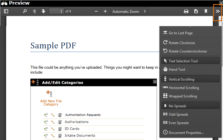 PDF Preview Tool
